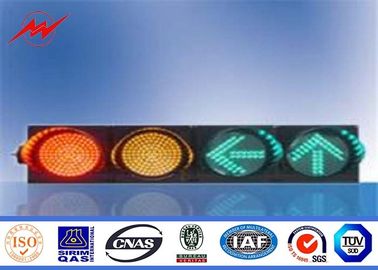 চীন Windproof High Way 4m Steel Traffic Light Signals With Post Controller সরবরাহকারী