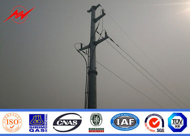চীন Conical Urban Road Electrical Power Pole Galvanized Steel Tapered 10kv - 550kv সরবরাহকারী