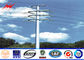 Sided Multi Sided 8m 25 KN Metal Utility Poles For Overhead Electric Power Tower সরবরাহকারী