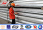 ASTM A123 220KV 12M Multi Side Bitumen Galvanised Steel Poles For Power Distribution সরবরাহকারী